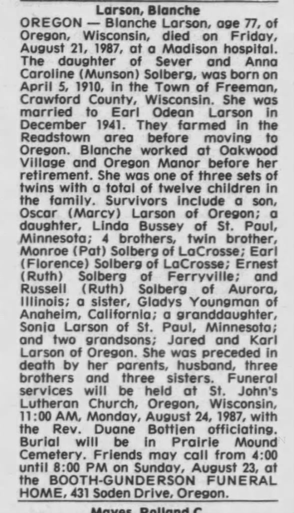 Obituary